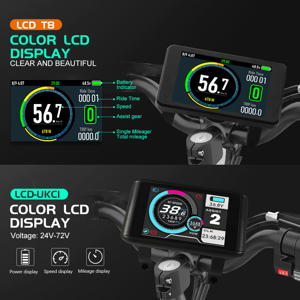 Sine Wave Controller 48V 72V 80A - Controlador de onda senoidal para bicicleta