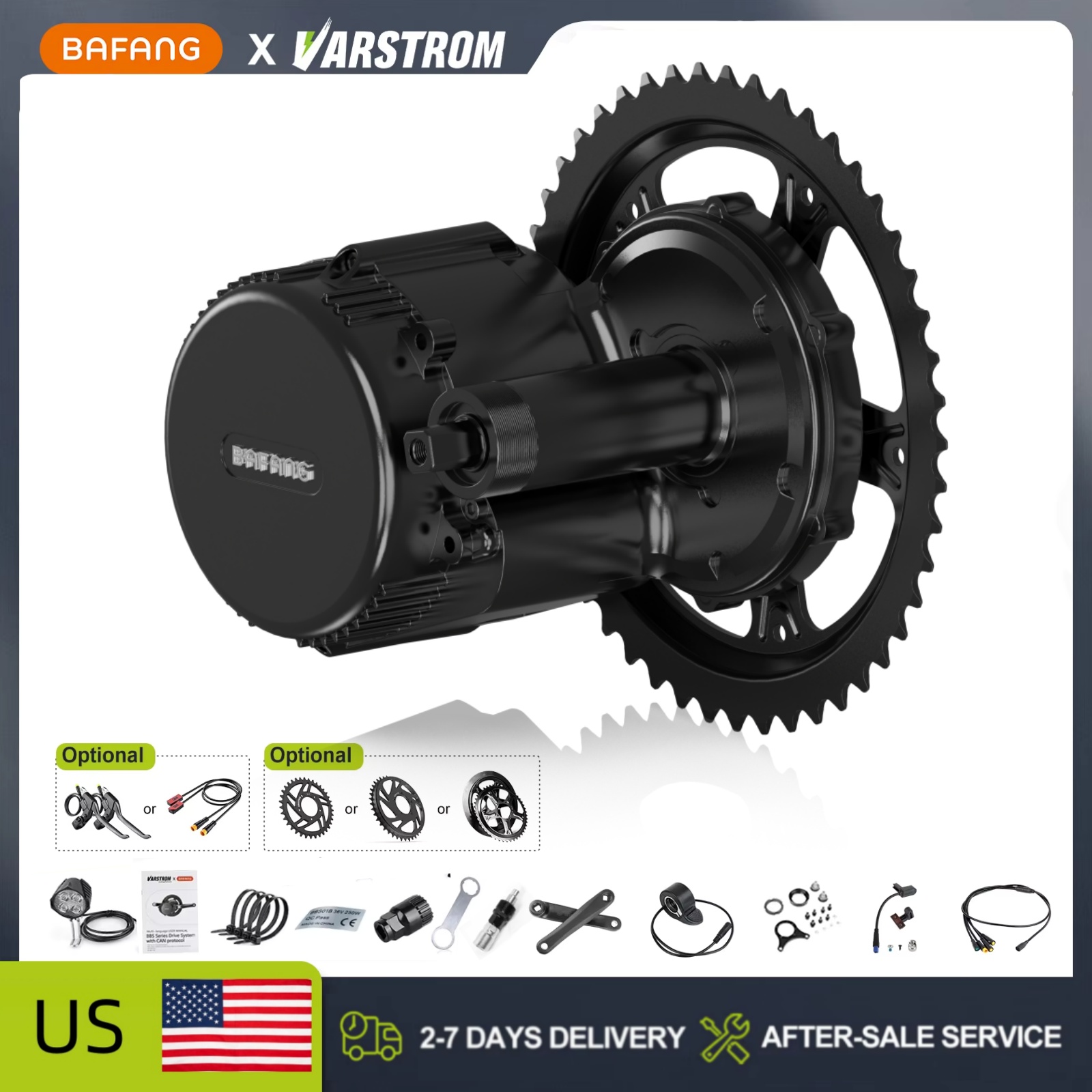 Conjunto de motor central BAFA - Bafang Bbs02B 48V 750W Mid Drive Kit avaliação e preço
