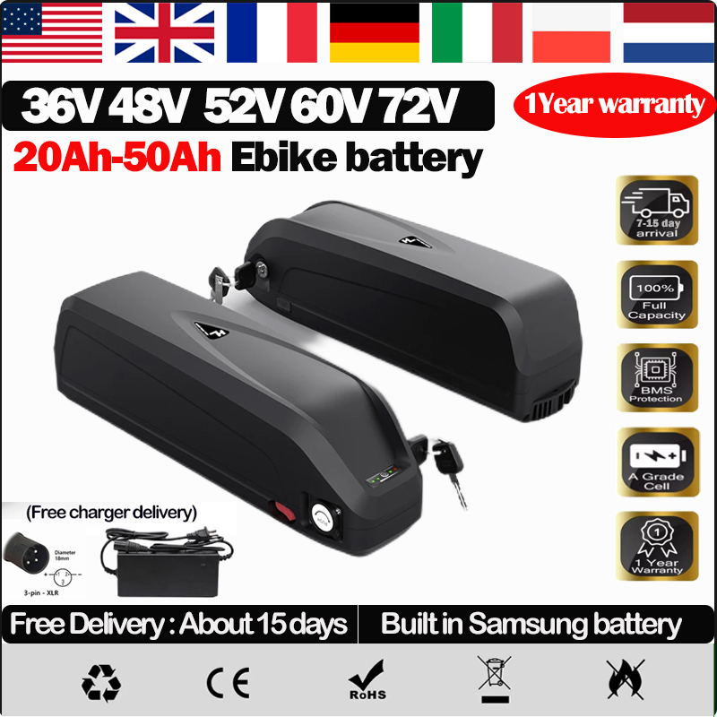 Bateria de bicicleta elétrica  - Electric Bicycle Battery 72V 30Ah avaliação e preço