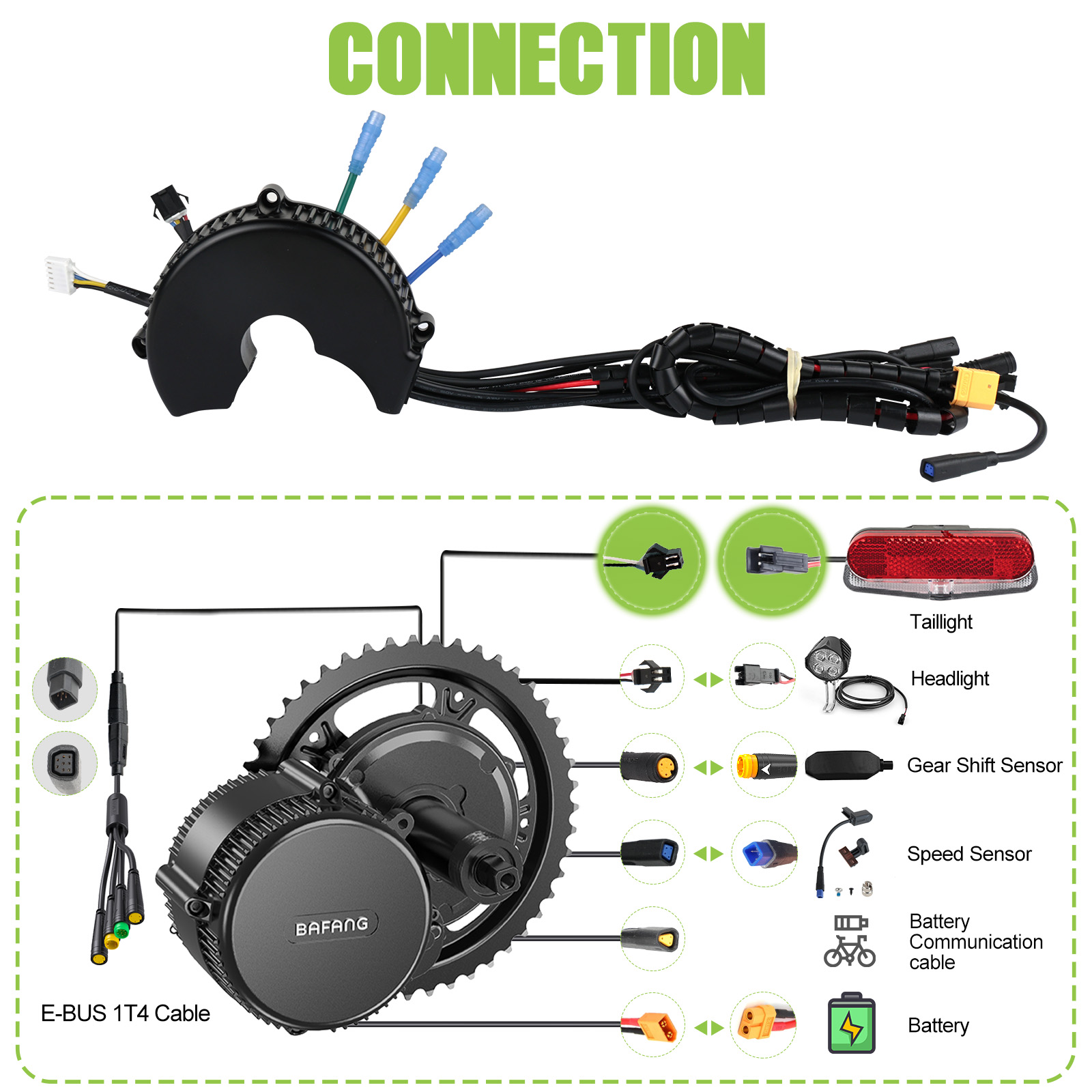 Controlador Bafang para Motor  - Bafang Bbs02B 48V 750W Mid Drive Kit avaliação e preço